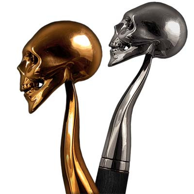 Handmade Skull Walking Cane | Designer Boris Palatnik
