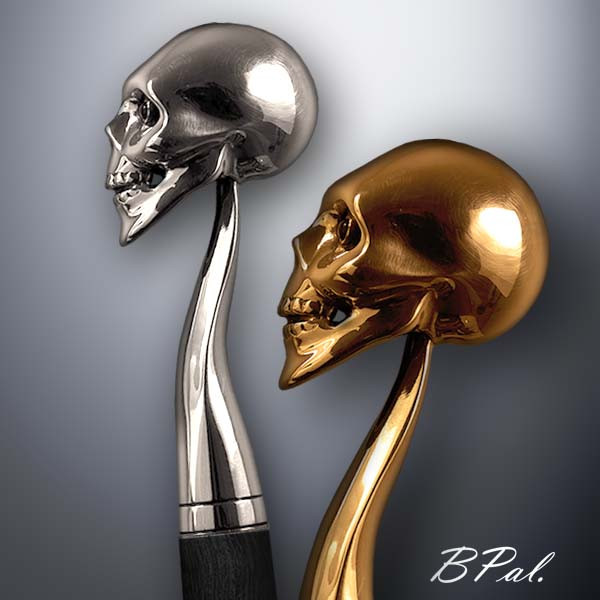 Handmade Skull Walking Cane | Designer Boris Palatnik