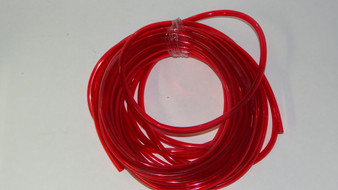 1/4" Red Transparent Fuel Line