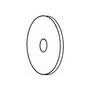 3/16" or 5mm Neoprene Fender Washer