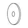 1/4" or 6mm Neoprene Fender Washer