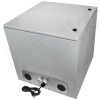 Altelix 24x24x24 120VAC 20A Steel NEMA Enclosure for UPS Power Systems with 19" Wide 6U Rack, 20A Power Outlets, Power Cord & 85°F Turn-On Cooling Fans
