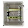 Altelix 10x8x6 Industrial DIN Rail Enclosure Fiberglass NEMA 4X IP66