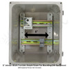 Altelix 10x8x6 Industrial DIN Rail Enclosure Fiberglass NEMA 4X IP66