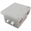 Altelix 10x8x6 Industrial DIN Rail Enclosure Fiberglass NEMA 4X IP66
