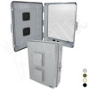 Altelix 17x14x6 Polycarbonate + ABS Vented Indoor / Outdoor RF Transparent WiFi Access Point Enclosure with PVC Non-Metallic Equipment Mounting Plate