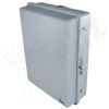 Altelix 17x14x6 Polycarbonate + ABS Indoor / Outdoor RF Transparent Enclosure with PVC Non-Metallic Equipment Mounting Plate, 120 VAC Outlets & Power Cord