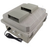 Altelix 14x12x8 Fiberglass Weatherproof Vented NEMA Enclosure with 120 VAC Outlets, Power Cord & Cooling Fan with Digital Temperature Controller