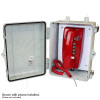 Altelix 12x9x7 IP66 NEMA 4X Outdoor Weatherproof Emergency Phone Call Box and Service Phone Box