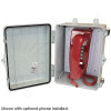 Altelix 12x9x7 IP66 NEMA 4X Outdoor Weatherproof Emergency Phone Call Box and Service Phone Box