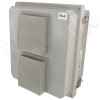 Altelix 14x12x8 Insulated Fiberglass Vented Weatherproof NEMA Enclosure with Cooling Fan & 120 VAC Outlets