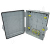 Altelix 14x11x5 PC + ABS Weatherproof Utility Box NEMA Enclosure with Pole Mount Kit