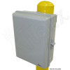 Altelix 14x11x5 PC + ABS Weatherproof Utility Box NEMA Enclosure with Pole Mount Kit