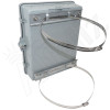 Altelix 14x11x5 PC + ABS Weatherproof Utility Box NEMA Enclosure with Pole Mount Kit