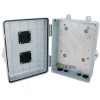 Altelix 12x9x5 PC+ABS Weatherproof Vented Utility Box NEMA Enclosure with Hinged Door and Aluminum Mounting Plate