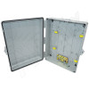 Altelix 17x14x6 PC + ABS Weatherproof Utility Box NEMA Enclosure with NMKG-283 Pole Mount Kit