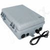 Altelix 12x9x5 NEMA 4X PC+ABS Weatherproof Utility Box NEMA Enclosure with 120 VAC Power Terminal & Power Cord