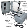 Altelix 12x9x7 PC+ABS Weatherproof Vented Utility Box NEMA Enclosure with 120 VAC 3-Prong Power Plug & Power Cord