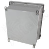 Altelix 14x12x8 Fiberglass Weatherproof WiFi NEMA 4X Enclosure with No-Drill PVC Mounting Plate & 120 VAC Outlets