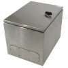 Altelix 16x12x12 NEMA 4X Stainless Steel Weatherproof Enclosure with Steel Equipment Mounting Plate