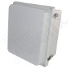 Altelix 14x12x8 NEMA 4X Fiberglass Weatherproof RF Transparent WiFi Enclosure with No-Drill PVC Equipment Mounting Plate