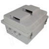 Altelix 14x12x8 Vented Fiberglass Outdoor RF Transparent WiFi NEMA Enclosure with No-Drill PVC Equipment Mounting Plate