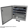 Altelix 24x24x12 NEMA 4X 19" 6U Rack Steel Weatherproof Enclosure with Single Duplex 120 VAC Outlet and Power Cord