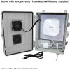 Altelix Weatherproof Vented WiFi Enclosure for Amazon eero® Pro 6 and Pro 6E with Cooling Fan, 120VAC Outlet and Power Cord