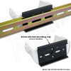 Altelix DIN Rail Mount for Amazon eero® 6 - Compatible with eero® 6 Router and eero® 6 Extender