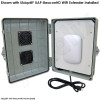Altelix Weatherproof Vented WiFi Enclosure  for Ubiquiti® UAP-BeaconHD and Ubiquiti® U6 Extender