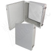 Altelix 14x12x6 FRP Fiberglass Weatherproof NEMA Enclosure with Blank Aluminum Mounting Plate