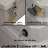 Enclosure Latch Options