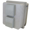 Altelix 14x12x10 Fiberglass Vented Weatherproof NEMA Enclosure with Cooling Fan, 120 VAC Outlets & Power Cord