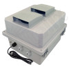 Altelix 14x12x10 Fiberglass Vented Weatherproof NEMA Enclosure with Cooling Fan, 120 VAC Outlets & Power Cord