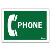 Service Phone Label - Weatherproof Vinyl 5 x 3.5 Inch - 6-Pack