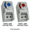 -32°F to  140°F Adjustable DIN Rail Mountable Mechanical Thermostat - Normally Open or Normally Closed