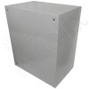 Altelix 28x24x16 Steel Weatherproof NEMA Enclosure  with Heavy Duty 19" 8U Rack Frame, Single 120 VAC Duplex Outlet, Power Cord & 85°F Turn-On Cooling Fans