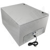 Altelix 28x24x16 120VAC 20A Steel NEMA 4X Enclosure for UPS Power Systems with Heavy Duty 19" Wide 8U Rack Frame, 20A Power Outlets & Power Cord