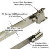 Heavy Duty Galvanized Steel Pole Mount Kit for Altelix NF162012, NFC242009 & NS242012 Series NEMA Enclosures