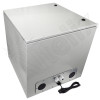 Altelix 24x24x24 Steel Weatherproof NEMA Enclosure with Heavy Duty 19" Wide Adjustable 8U Rack Frame, Dual Cooling Fans, 120 VAC Outlets and Power Cord