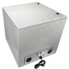Altelix 24x24x24 120VAC 20A Steel NEMA Enclosure for UPS Power Systems with Heavy Duty 19" Wide Adjustable 8U Rack Frame, Dual Cooling Fans, 20A Power Outlets & Power Cord