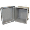 Altelix 10x8x8 Fiberglass Weatherproof NEMA 4X Enclosure with Quick Release Latches