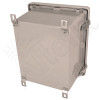 Altelix 10x8x8 Fiberglass Weatherproof NEMA 4X Enclosure with Quick Release Latches