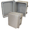Altelix 10x8x8 Fiberglass Weatherproof NEMA 4X Enclosure with Quick Release Latches