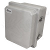 Altelix 10x8x8 Fiberglass Weatherproof NEMA 4X Enclosure with Quick Release Latches