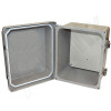Altelix 10x8x8 Inch Fiberglass Weatherproof NEMA 4X Enclosure with Aluminum Equipment Mounting Plate