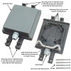 Altelix NEMA 4X Weatherproof Enclosure for YoLink® YS7904F-UC and YS7904-UC Water Monitoring Sensors