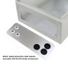 Aluminum Access Panel with 3 PG16 Cable Glands & 3 Cable Grommets for NS161608, NX161608, NS201612, NX201612 and NS241612 Enclosures