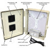 Altelix Weatherproof Vented Enclosure  for Amazon Ring® Security Base Station with 120VAC Outlets and Power Cord