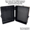 Black PVC Equipment Mounting Plate Include with Black Enclosure